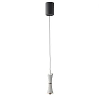 Светильник подвесной LED Lasse 5698/7L Lumion белый 1 лампа, основание белое в стиле современный лифтовый механизм