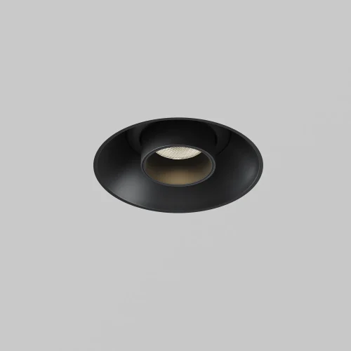 Светильник точечный LED Focus T C140TRS-L200-7W3K-B Maytoni чёрный 1 лампа, основание чёрное в стиле современный хай-тек для затирки круглый трубочки фото 4