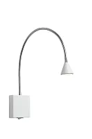 Бра с выключателем LED BUDDY 18293/03/31 Lucide белый 1 лампа, основание белое в стиле современный 