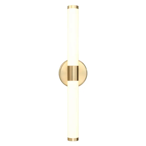 Бра LED Axis MOD106WL-L10G3K Maytoni белый на 1 лампа, основание золотое в стиле хай-тек современный 