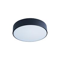 Светильник потолочный LED Axel 10002/12 Black LOFT IT белый 1 лампа, основание чёрное в стиле модерн 
