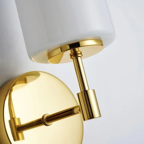 Бра Palmarius 2815-1W Favourite белый на 1 лампа, основание золотое в стиле классический  фото 3