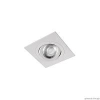 Светильник точечный Hap 10341/A White LOFT IT белый 1 лампа, основание белое в стиле хай-тек модерн квадратный