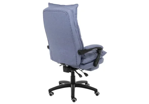 Компьютерное кресло Rapid голубое 11638 Woodville, голубой/ткань, ножки/пластик/чёрный, размеры - *580***680*750 фото 4
