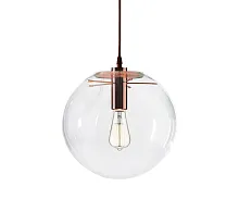 Светильник подвесной Меркурий 07564-25,21 Kink Light прозрачный 1 лампа, основание медь в стиле современный шар