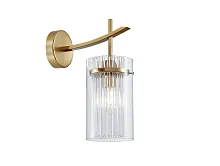 Бра 4571/A Newport прозрачный 1 лампа, основание золотое в стиле американский современный 