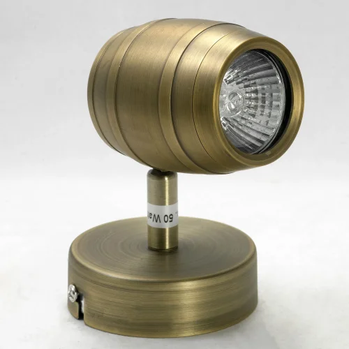 Спот с 1 лампой Tuscaloosa GRLSP-9566 Lussole бронзовый GU10 в стиле современный  фото 2