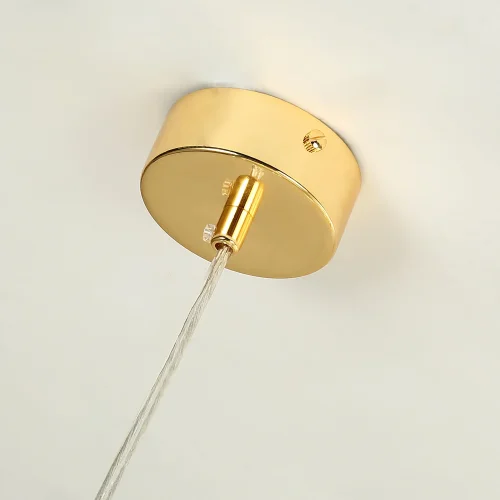 Люстра подвесная Monilibus 4015-8P Favourite прозрачная на 8 ламп, основание золотое в стиле классический  фото 4