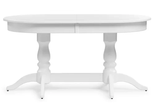 Деревянный стол Красидиано 150(200)х84х76 белый 575483 Woodville столешница белая из шпон фото 2