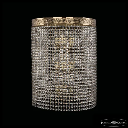 Бра 83401B/40IV-50 G R Bohemia Ivele Crystal прозрачный на 9 ламп, основание золотое в стиле современный классический r