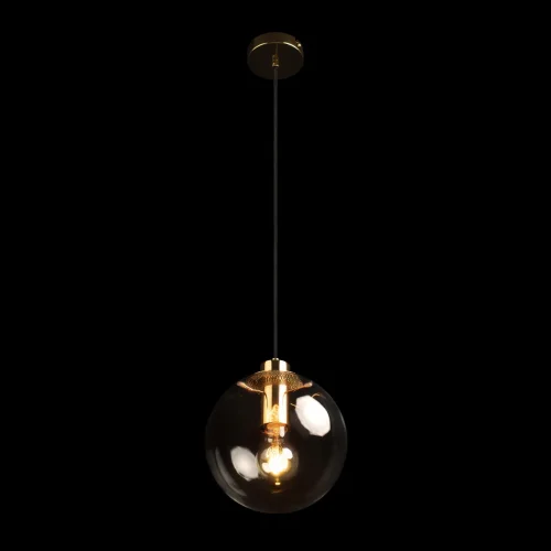 Светильник подвесной Selene 2033-A LOFT IT прозрачный 1 лампа, основание золотое в стиле модерн лофт шар фото 4