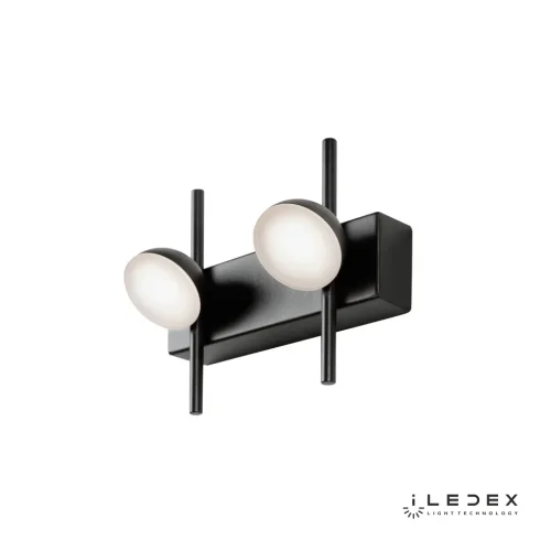 Бра LED Inefable X088206 6W BK iLedex чёрный белый на 1 лампа, основание чёрное в стиле современный хай-тек  фото 2