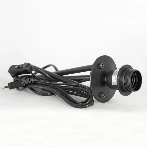 Торшер Lincoln LSP-0733 Lussole на треноге чёрный серый 1 лампа, основание чёрное в стиле современный лофт
 фото 3