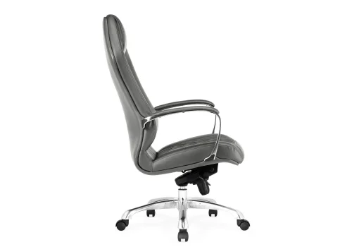 Компьютерное кресло Damian grey 15743 Woodville, серый/экокожа, ножки/металл/хром, размеры - *1330***650*670 фото 6