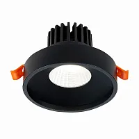 Светильник точечный LED St751 ST751.438.10 ST-Luce чёрный 1 лампа, основание чёрное в стиле хай-тек 