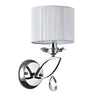 Бра Miraggio MOD602-01-N Maytoni белый 1 лампа, основание хром в стиле современный 