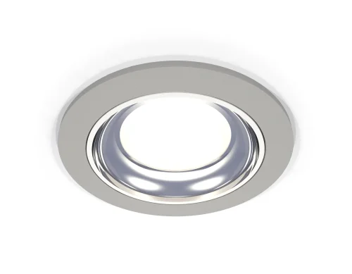 Светильник точечный Techno Spot XC XC7623061 Ambrella light серый 1 лампа, основание серое в стиле хай-тек современный круглый