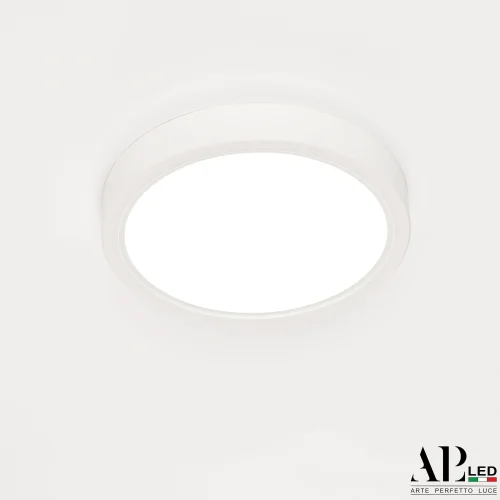Светильник накладной LED Ingrid 3322.LDY1604M/12W/6K Arte Perfetto Luce белый 1 лампа, основание белое в стиле современный круглый