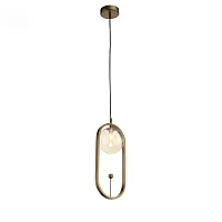 Светильник подвесной Circono SL1201.203.01 ST-Luce янтарный бронзовый 1 лампа, основание бронзовое в стиле современный 