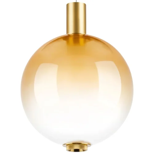 Светильник подвесной LED Colore 805403 Lightstar янтарный 1 лампа, основание золотое в стиле арт-деко  фото 6