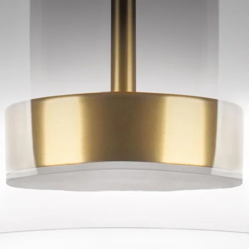 Светильник подвесной LED Cupola 804008 Lightstar серый чёрный 1 лампа, основание золотое в стиле арт-деко  фото 7