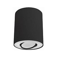 Светильник накладной Set 8903-NW Nowodvorski чёрный 1 лампа, основание чёрное в стиле современный круглый