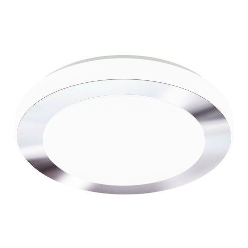 Светильник потолочный LED LED CARPI 95283 Eglo белый 1 лампа, основание хром серое белое в стиле современный минимализм 