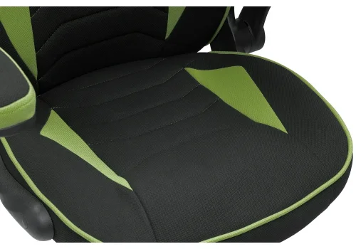 Кресло игровое Plast 1 green / black 11913 Woodville, зелёный/ткань, ножки/пластик/чёрный, размеры - *1270***670*600 фото 7