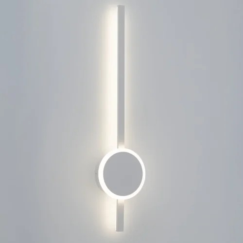 Бра с выключателем LED Стиг CL203310 Citilux белый на 1 лампа, основание белое в стиле современный хай-тек отражённый свет фото 6