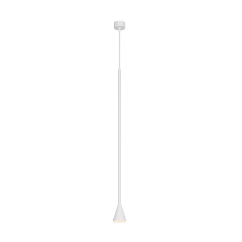 Светильник подвесной Arrow P064PL-01W-1 Maytoni белый 1 лампа, основание белое в стиле современный 