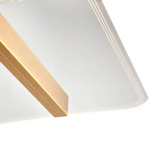 Светильник потолочный LED Futuro VL7224L21 Vele Luce белый 1 лампа, основание золотое в стиле хай-тек квадраты фото 3