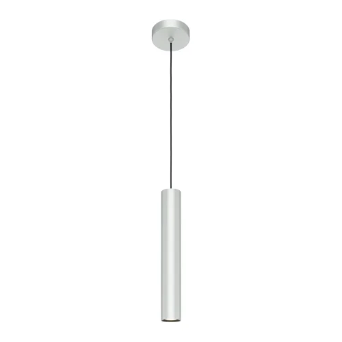 Светильник подвесной Pro Focus MOD161PL-01CM1 Maytoni серебряный 1 лампа, основание серебряное в стиле современный трубочки фото 2