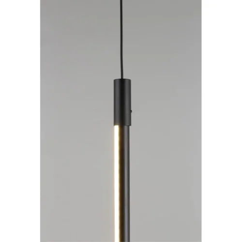 Светильник подвесной LED Gabi APL.0123.06.15 Aployt чёрный 1 лампа, основание чёрное в стиле современный трубочки фото 2