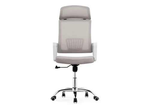 Компьютерное кресло Klit light gray 15636 Woodville, серый/сетка, ножки/металл/хром, размеры - *1220***580*580 фото 3