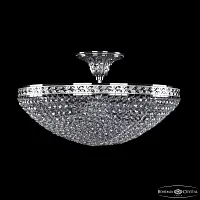 Люстра потолочная 19321/40IV Ni Bohemia Ivele Crystal прозрачная на 5 ламп, основание никель в стиле классический sp