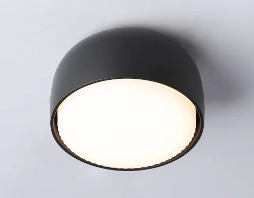 Светильник накладной TN71003 Ambrella light чёрный 1 лампа, основание чёрное в стиле хай-тек современный круглый фото 3