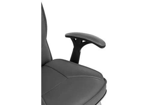 Кресло для руководителя Vestra light gray 15260 Woodville, серый/искусственная кожа, ножки/металл/хром, размеры - ****620*640 фото 8