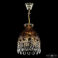 Светильник подвесной 5478/22 G Amber/M-1G Bohemia Ivele Crystal янтарный 3 лампы, основание золотое в стиле классический sp