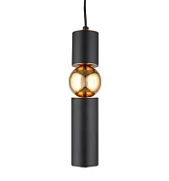 Светильник подвесной Brizhit APL.615.06.01 Aployt чёрный 1 лампа, основание чёрное в стиле современный 