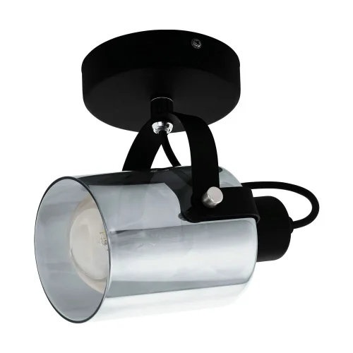 Бра Berregas 99052 Eglo серый чёрный на 1 лампа, основание чёрное в стиле современный 