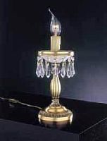 Настольная лампа P 4651 Reccagni Angelo белая 1 лампа, основание античное бронза латунь металл в стиле классический 