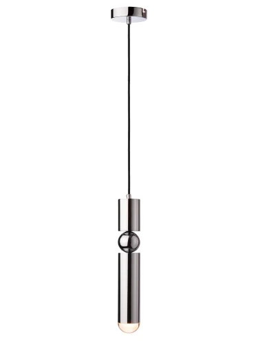 Светильник подвесной Lee 1511-CH LOFT IT хром 1 лампа, основание хром в стиле современный трубочки фото 2