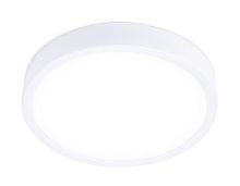 Светильник накладной LED DLR361 Ambrella light белый 1 лампа, основание белое в стиле хай-тек современный круглый