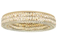 Люстра потолочная 10125+12/PL gold Newport прозрачная на 17 ламп, основание золотое в стиле американский современный классический 