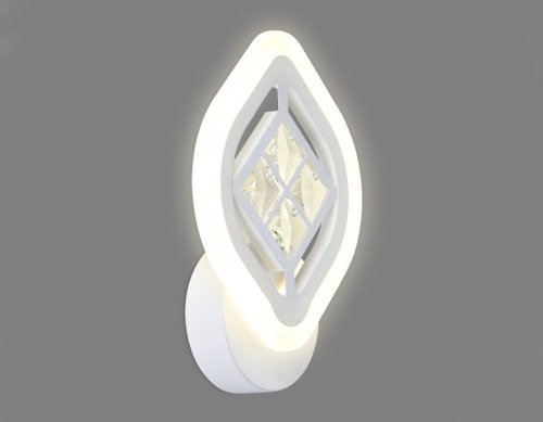 Бра LED Ice FA277 Ambrella light белый на 1 лампа, основание белое в стиле хай-тек современный квадраты фото 4