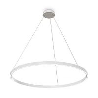 Светильник подвесной LED Rim MOD058PL-L54WK Maytoni белый 1 лампа, основание белое в стиле современный хай-тек минимализм кольца