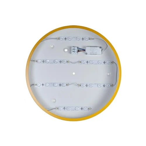Светильник потолочный LED Axel 10002/24 Yellow LOFT IT белый 1 лампа, основание жёлтое в стиле современный  фото 4