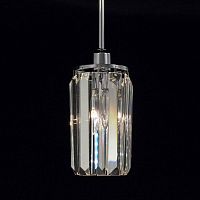 Светильник подвесной Синди CL330111 Citilux прозрачный 1 лампа, основание хром серое в стиле современный 