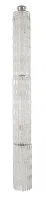 Люстра хрустальная каскадная столб Belluno E 1.9.25.200 N Dio D'Arte без плафона на 15 ламп, основание никель в стиле классический 