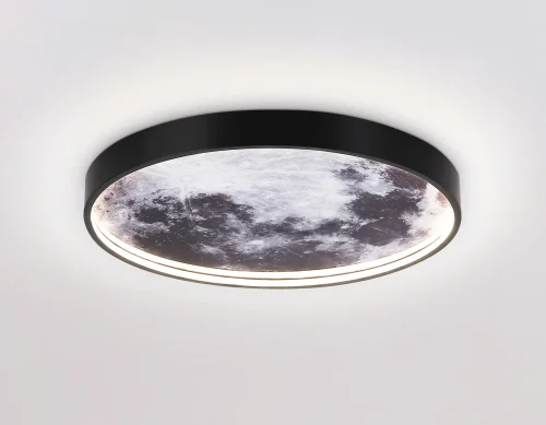 Бра LED FW11110 Ambrella light чёрный на 1 лампа, основание чёрное в стиле современный хай-тек панно фото 6
